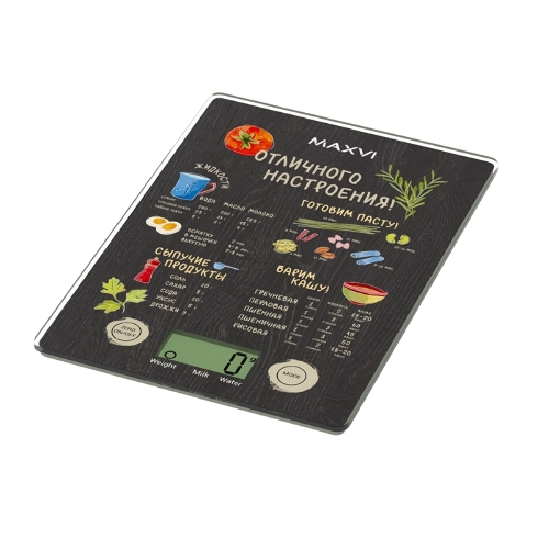 Весы кухонные MAXVI KS141G черный