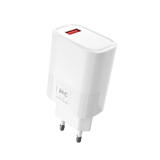 Сетевое зарядное устройство MORE CHOICE (4620202553409) NC09a 1USB 3.0A QC3.0 15W, белый
