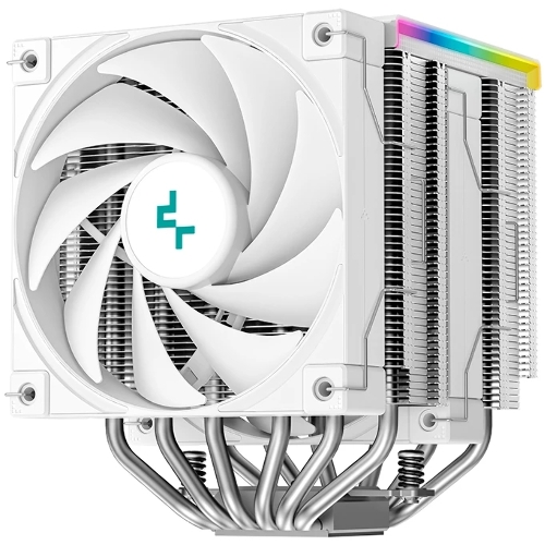Кулер для процессора DEEPCOOL AK620 DIGITAL SE WH LGA20XX/1700/1200/115X/AM5/AM4 (9шт/кор, TDP 260W, PWM, DUAL Fan 120мм, 6 тепл. трубок, ARGb, белый) RET (R-AK620-WHADMN-GJD)