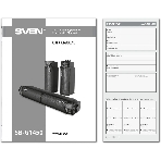 Саундбар мини SVEN SB-G1450, черный (10 Вт, питание USB, Bluetooth, подсветка)