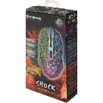 Мышь проводная Defender Shock GM-110L черный, 3200 dpi, USB, кнопки - 6
