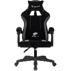 Кресло игровое Knight Wolf черный/серый крестов. пластик