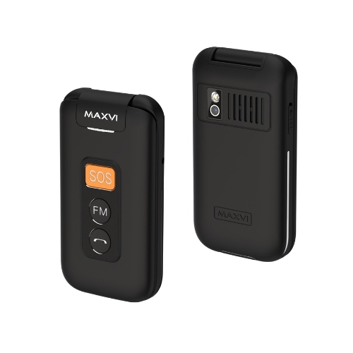 Мобильный телефон Maxvi E5 up черный