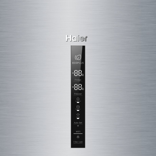 Холодильник Haier C2F637CXRGU1 нержавеющая сталь, двухкамерный, 278/108л, морозилка снизу, No Frost