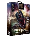 Мышь проводная Qumo Portal M39 черный, 3200 dpi, USB, кнопки - 6