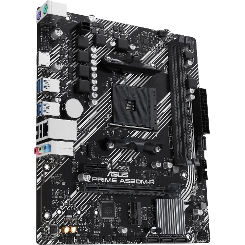 Материнская плата ASUS PRIME A520M-R, AM4, AMD A520, 2xDDR4, 4xSATA, 1xM.2, 1xPCIe 3.0 x16, 1xPCIe x1, 1xHDMI, 1x 1Gb LAN, 2xUSB-A 2.0, 4xUSB-A 3.2 Gen 1, 3x3.5 мм, 7.1, mATX