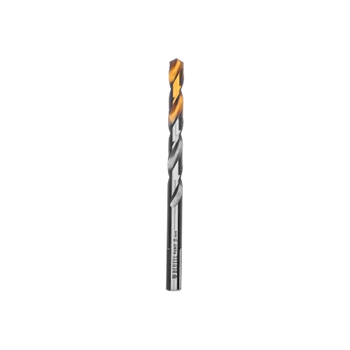 Сверло спиральное по металлу Denzel 8 x 117мм, Р6М5, Golden Tip
