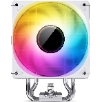 Кулер для процессора JONSBO CR-1000 V2 PRO ARGB (230W, 4-pin PWM, 157мм, Al/Cu, 6x6мм, ARGB, 1x120мм, 59.48CFM, 32.0dBA, 1500RPM, S: 1700/1200/115X, AM4/AM5 белый)