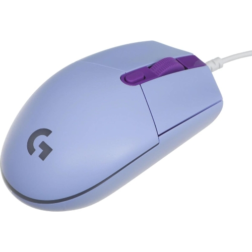 Мышь проводная Logitech G102 LIGHTSYNC фиолетовый, 8000 dpi, USB, кнопки - 6