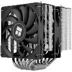 Кулер для процессора Thermalright Royal Knight 120 SE (4-pin PWM, 155мм, Ni/Cu, 6x6мм, 2x120мм, 66.17CFM/59CFM, 25.6dBA/26.1dBA, 1500RPM/1800RPM, S: 1200, 1700, 1851, 115X, AM4, AM5, silver, black)