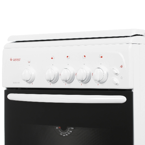 Плита газовая Gefest ПГ 3200-06 белый, конфорок 4 шт, духовка 42 л, 50 см x 85 см x 57 см