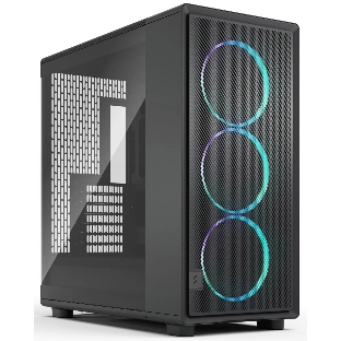 Корпус Fractal Design Epoch XL Black TG RGB Light Tint, Full-Tower, чёрный, 3 x 140 мм