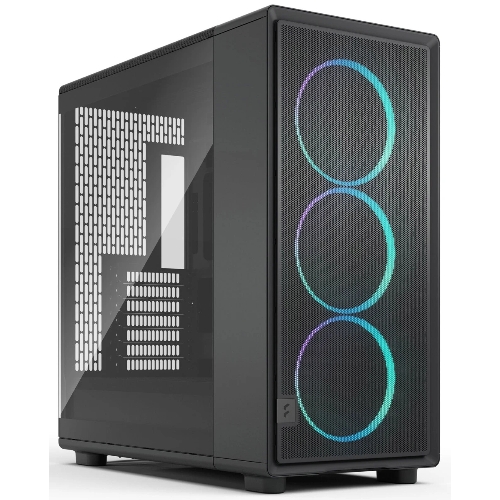 Корпус Fractal Design Epoch XL Black TG RGB Light Tint, Full-Tower, чёрный, 3 x 140 мм