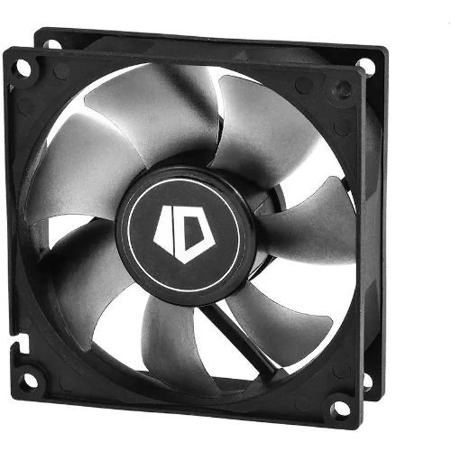 Вентилятор для корпуса ID-Cooling NO-8025-SD черный, 80 мм, 2000 об/мин, 21 дБ, 3 pin