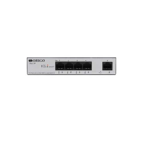 Коммутатор Unmanaged Switch 4x1000Base-T PoE, 1x1000Base-T, PoE Budget 60W, Long-range PoE up to 250m, metal case