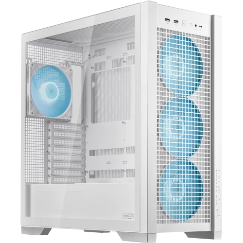 Компьютерный корпус ASUS TUF GAMING GT302 TG ARGb белый/GT302/ARGb FANS/WHT (90DC00I3-B19000)