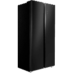 Холодильник Maunfeld MFF177NFB Slim Inverter черный двухкамерный 352/198л морозилка слева, No Frost, Side by Side