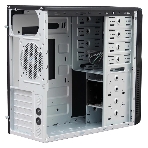 Компьютерный корпус MidiTower Powerman BA833 черный (без блока питания)