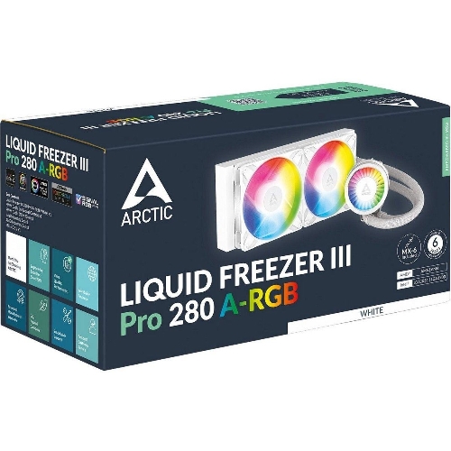 Система жидкостного охлаждения Cooling Arctic Liquid Freezer III Pro 280 A-RGb белый Multi Compatible All-In-One CPU Water Cooler