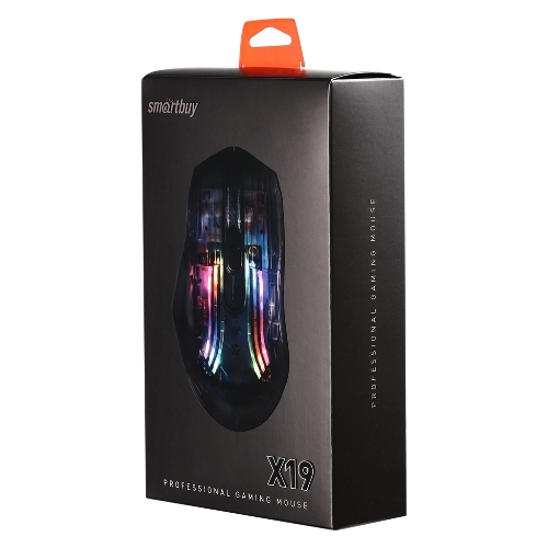 Мышь проводная игровая Smartbuy (SBM-749G-G) RUSH X19 серый