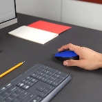 Мышь беспроводная Logitech M171 синий, 1000 dpi, радиоканал, USB, кнопки - 3