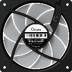 Вентилятор для корпуса Ocypus Gamma F12 Elite BK ARGb REVERSE BLADE, 120x120x25mm, 4-PIN PWM, 600-1800 RPM, 26 DBA MAX, HYDRO BEARING
