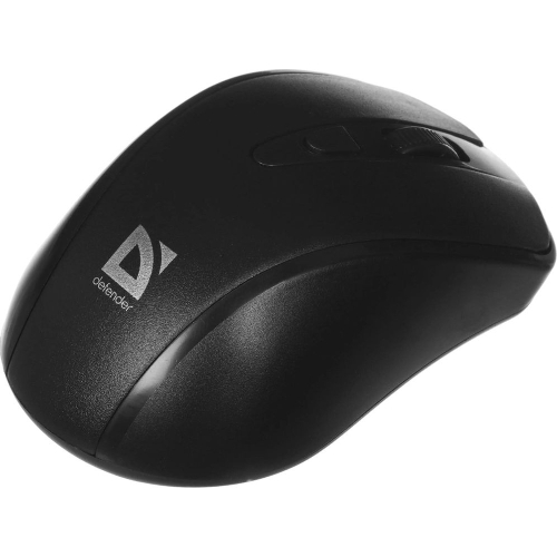 Мышь беспроводная Defender Datum MM-265 черный, 1600 dpi, радиоканал, USB, кнопки - 4