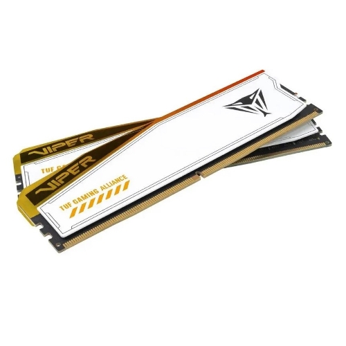 Оперативная память Patriot Viper Elite 5 TUF Gaming, DDR5, 32Gb (2x16 GB), 6000 MHz, CL36, DIMM, радиатор, RGB, белый