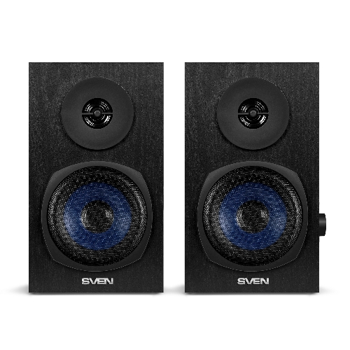 Акустическая система 2.0 SVEN SPS-576 черные (2x4W, Bluetooth, дерево)