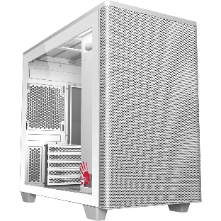 Компьютерный корпус Bloody BD-CC117F белый без БП mATX 5x120мм 1xUSB 2.0 1xUSB 3.0 audio bott PSU