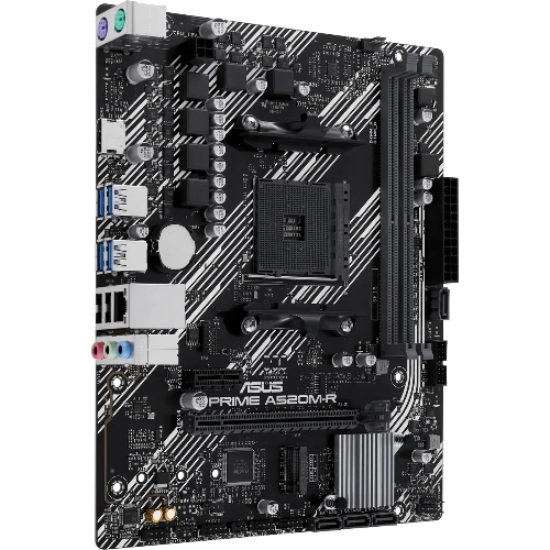 Материнская плата ASUS PRIME A520M-R, AM4, AMD A520, 2xDDR4, 4xSATA, 1xM.2, 1xPCIe 3.0 x16, 1xPCIe x1, 1xHDMI, 1x 1Gb LAN, 2xUSB-A 2.0, 4xUSB-A 3.2 Gen 1, 3x3.5 мм, 7.1, mATX