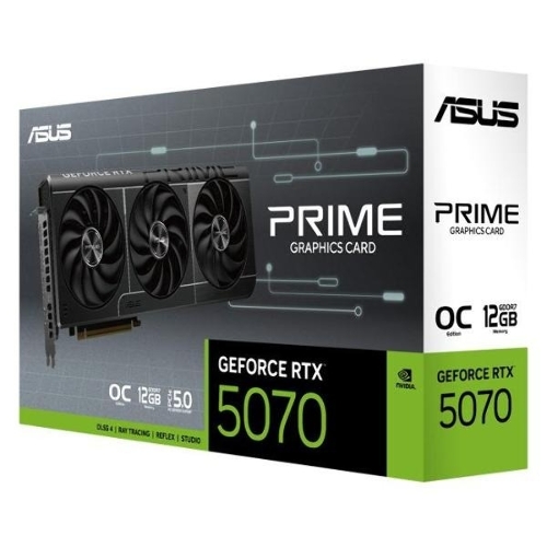 Видеокарта ASUS PRIME-RTX 5070-O12GRTX 5070,HDMIx1,DPx3,12G,D7; 90YV0M10-M0NA00