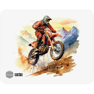 Коврик для мыши Cactus Motobike 250x200x3мм (CS-MP-D12S)