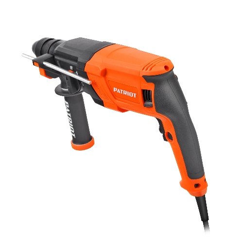 Перфоратор Patriot RH 243Q, SDS+, мощность 770 Вт, 2.6 Дж, 3 режима работы, быстросменный патрон QCC, макс.диаметр 24мм, глубиномер, кейс