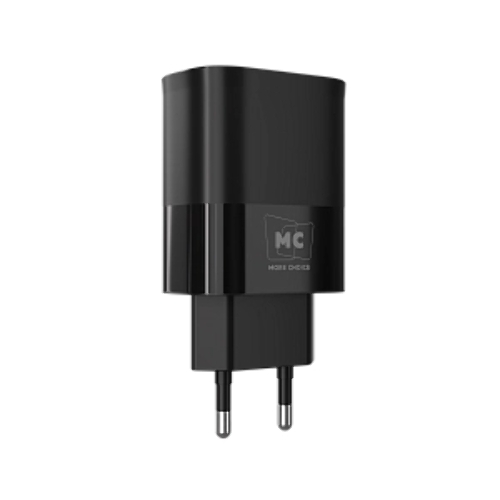 Сетевое зарядное устройство MORE CHOICE (4620202553416) NC09m 1USB 3.0A QC3.0 15W, черный