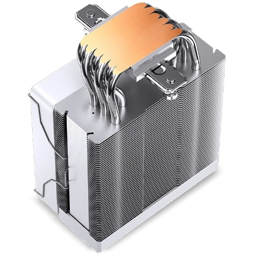 Кулер для процессора JONSBO CR-1000 V2 PRO ARGB (230W, 4-pin PWM, 157мм, Al/Cu, 6x6мм, ARGB, 1x120мм, 59.48CFM, 32.0dBA, 1500RPM, S: 1700/1200/115X, AM4/AM5 белый)