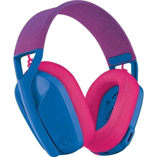 Гарнитура Logitech G435 синий/розовый, беспроводная, Bluetooth/USB, до 18 ч