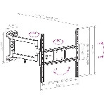 Кронштейн для телевизора Arm Media LCD-415 черный, 24