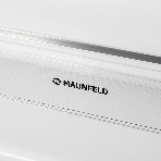 Холодильник Maunfeld MFF1857NFW белый мат. инвертер двухкамерный 336/117л морозилка снизу