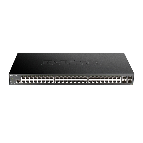 Коммутатор D-Link DGS-1250-52X/A1A, 48×1 Гбит/с + 4×10 Гбит/с SFP+, управляемый