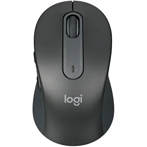 Мышь беспроводная Logitech Signature M650 графитовый, 4000 dpi, радиоканал, Bluetooth, USB, кнопки - 5