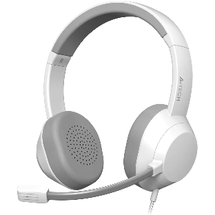 Гарнитура A4Tech Fstyler FH150U белый/серый, проводная