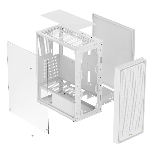 Компьютерный корпус Ocypus Gaммa C50 без БП белый (Gaммa-C50-WHG000XX-GL)
