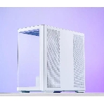 Корпус без блока питания JONSBO D300, Mini-Tower, TG, no fan, 2xUSB-A 3.2 + 1xUSB-C 3.2, mATX, mITX White