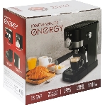Кофеварка рожковая Energy EN-256R (108169) черный, исп. кофе - молотый, 1,2 л, 1100 Вт, 15 бар
