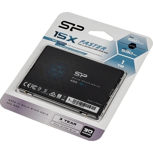 Накопитель SSD Silicon Power Ace A55, 1Tb, SATA III, 2.5