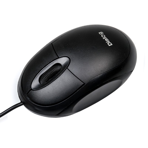 Мышь проводная Dialog Comfort MOC-10U черный, 1200 dpi, USB, кнопки - 3