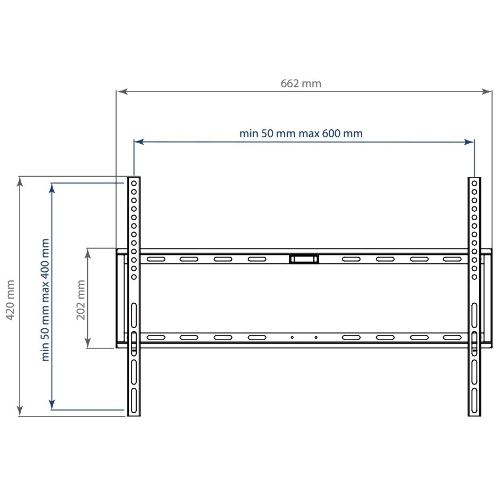 Кронштейн Arm media STEEL-1 new черный, настенный, 32