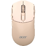 Мышь беспроводная Acer OMR312 розовый, 3200 dpi, радиоканал, Bluetooth, USB, кнопки - 5