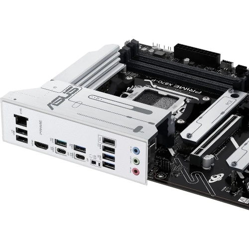 Материнская плата ASUS PRIME X870-P, AM5, AMD X870, 4xDDR5, 2xSATA, 4xM.2, 1xPCI-E 5.0 x16, 1xPCI-E 4.0 x16, 1xPCI-E x1, 1xHDMI, 2xUSB Type-C, 1x2.5Gb LAN, 4xUSB-A 3.2 Gen 1, 1xUSB 3.2 Gen 2, 3x3.5 мм, 7.1, ATX